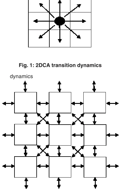 Fig. 1: 2DCA transition dynamics