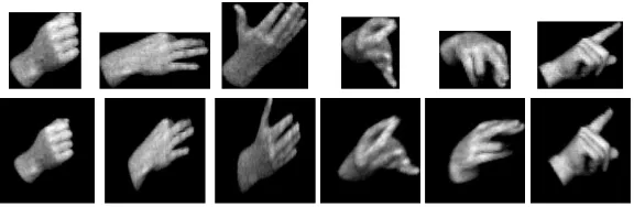 Figure 5: Semi-automatic afﬁne alignment of a training set of Shape-Appearance images
