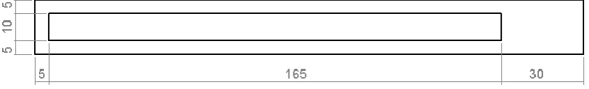 Figure 3.6: Placement of SP1 layer on composite part for thickness of ±0.1 mm 