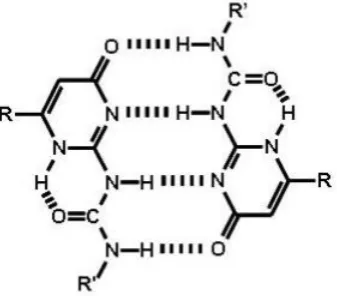 Figure 2.1). The reversibility of the H-bonds provided by the UPy groups makes the mechanical 