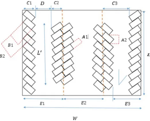 Figure 1. General design of a parking lot. 