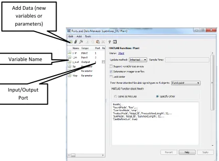Figure 8. Accessing the “passed” items to this block via the Edit Data icon. 