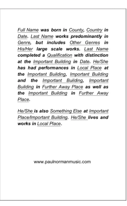 Figure 9: Business Card: Front 