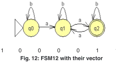 Fig. 12: FSM12 with their vector