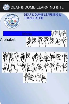Figure 7:  Translation from English or Arabic languages to sign language  