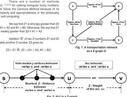 Fig. 1: A transportation network  