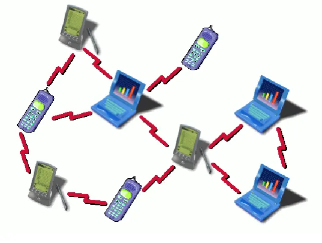 Fig. 1: Ad hoc network 