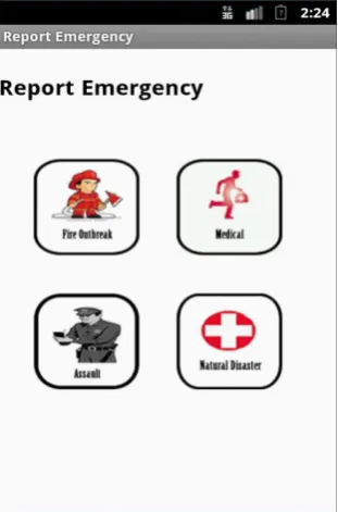 Figure 4:  Home Page of the Developed EMR System 