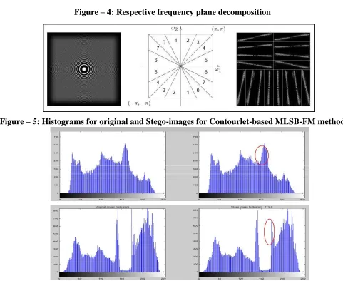 Figure – 4: Respective frequency plane decomposition 
