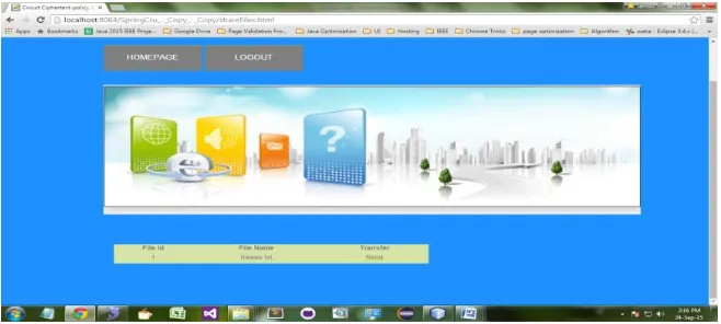 Fig 5. File Authentication using Decryption Key 