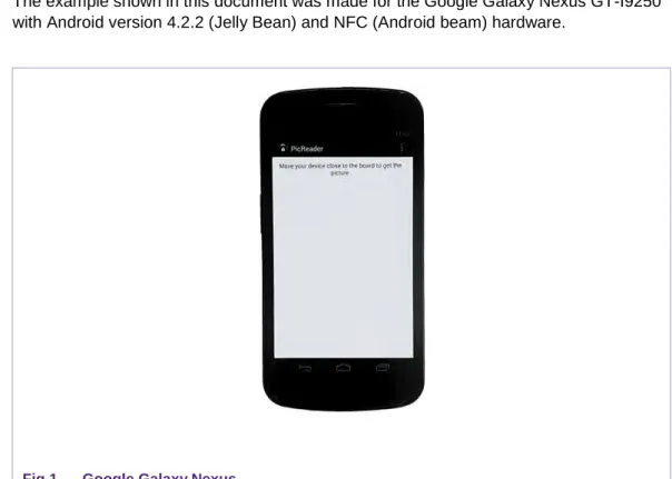 Fig 1.  Google Galaxy Nexus 