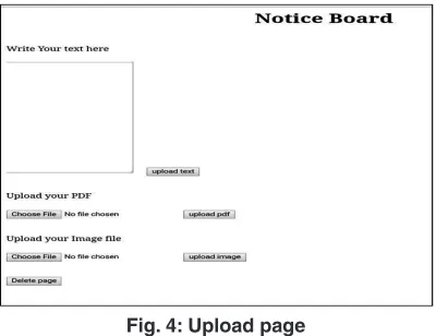 Fig. 4: Upload page