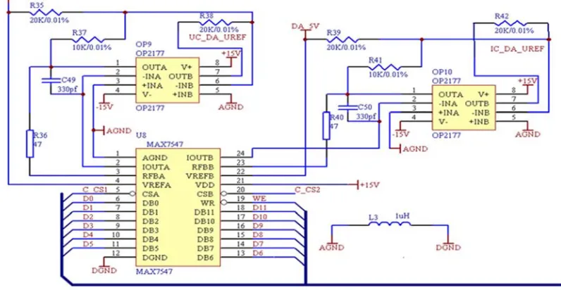Figure 2. Serial A/D sampling and channels switching circuit. 