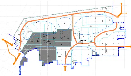 Figure 8 - passenger flows 