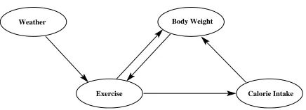Figure 1: CTBN Example: Weight Control Effect
