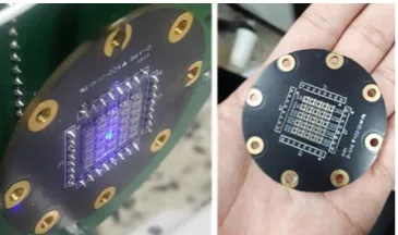 Fig. 7 Picture of the developed light sensor 
