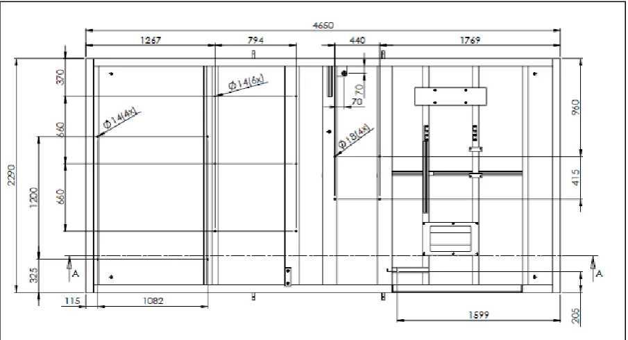 Figure 2.2 Example of a dimensional drawing 