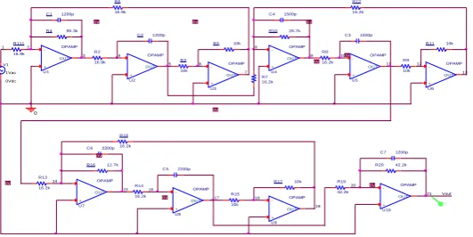 Fig. 5 Seventh order Chebyshev circuit [34] 