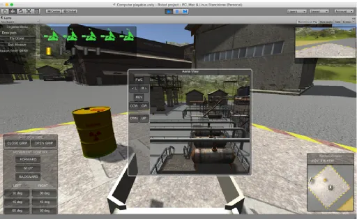 FIG. 4: Abandoned factory scenario