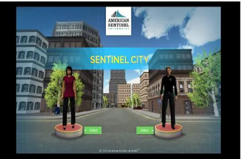 FIG. 3: Sentinel City ‑ Avatar Selection