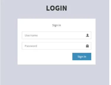 Figure 6. Majors sub menu 