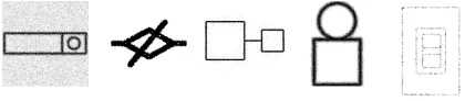 Figure 7: GREC symbols: A sample image of each distortion level