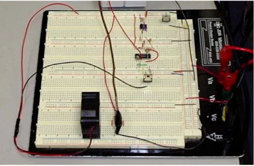Figure 5.  Breadboard Circuit