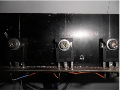 Fig. 3. Three powers MOSFET   