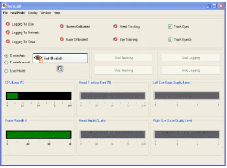 Figure 1 - faceLAB main window 