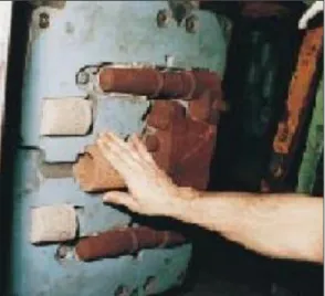 Figure 2. A pattern creates an impression     Figure 3. A core is a solid block of molded 
