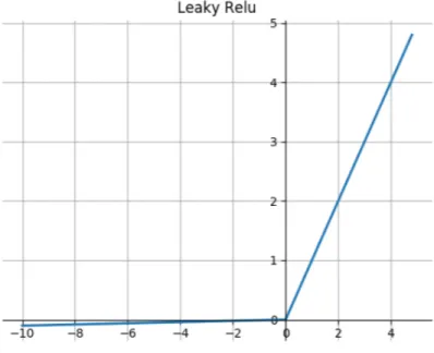 Figure 2.7: Leaky ReLU function