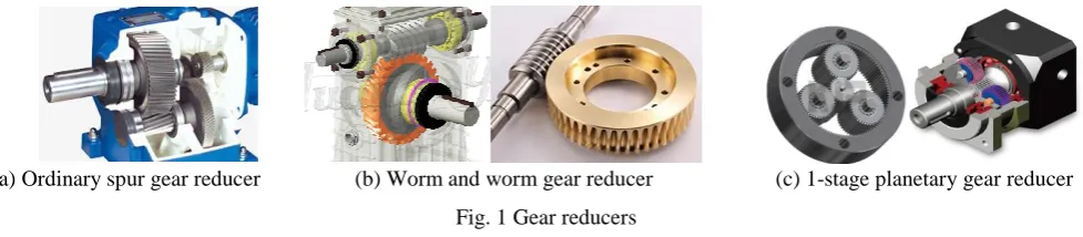 Fig. 1 Gear reducers 