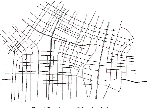 Fig. 4 Road map of the simulation 