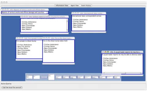 Figure 2: User interface to VO exploratory environment