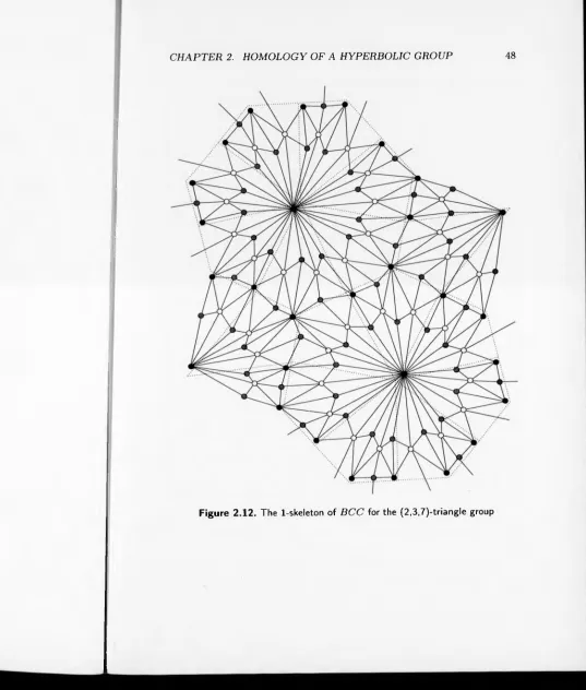 Figure 2.12. T h e  1-skeleton  o f  BCC for th e (2 ,3 .7 )-tria n g le  grou p