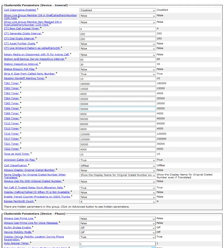 Figure 7 Service Parameter cont. 