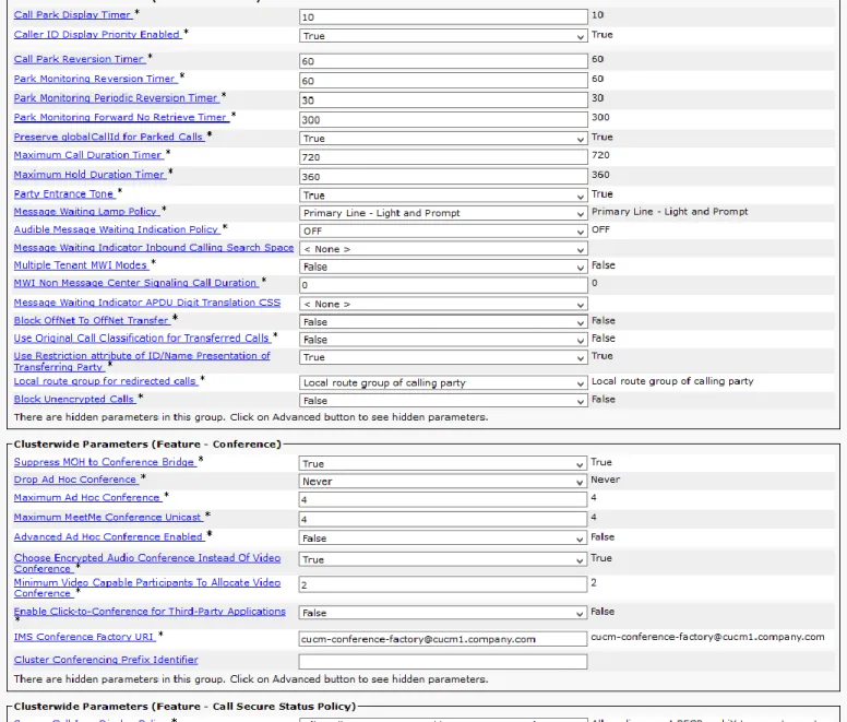 Figure 11 Service Parameter cont. 