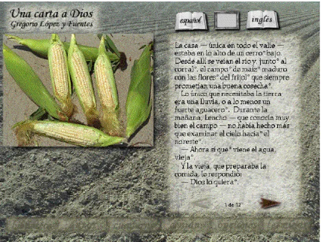 Figure 4. Example of annotations for vocabulary items in the project Ciberteca