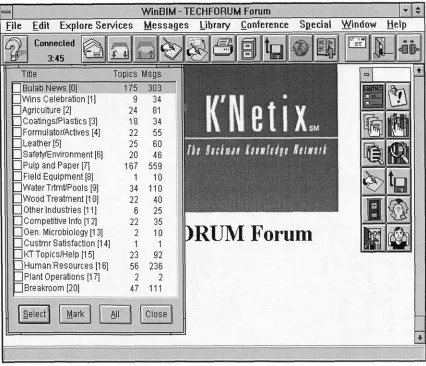 Figure 4-2: K'Netix®'s TechForum at Buckman Labs