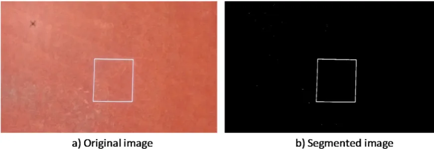 Figure 7. Set point image for hovering test. 