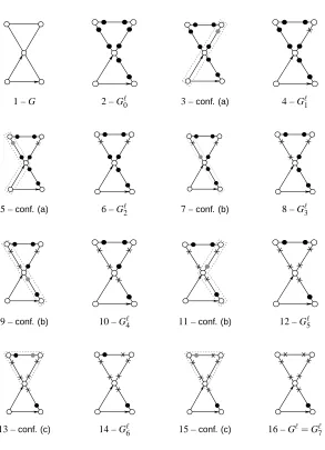 Figure 7: An example of the application of the labeling algorithm to be read following the number-ing