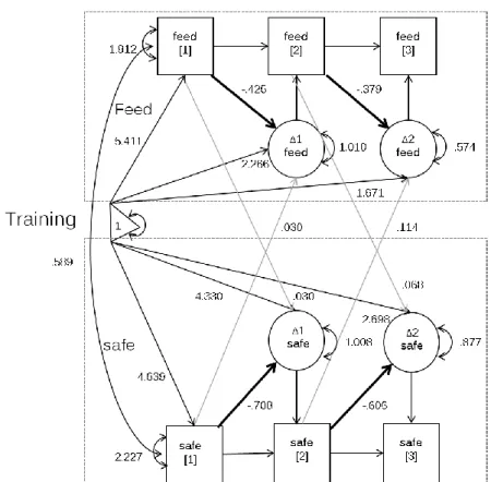 Figure 5 .  Influence of Workplace Safety on stim and vice versa in the training condition