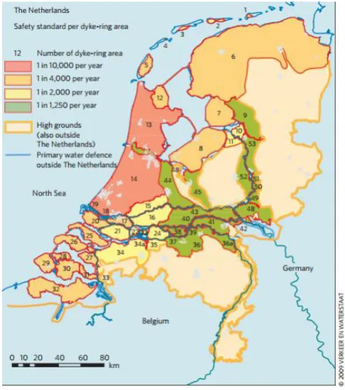 Figure 2.2 Dutch safety standards (Ministry of V&W, 2007) 