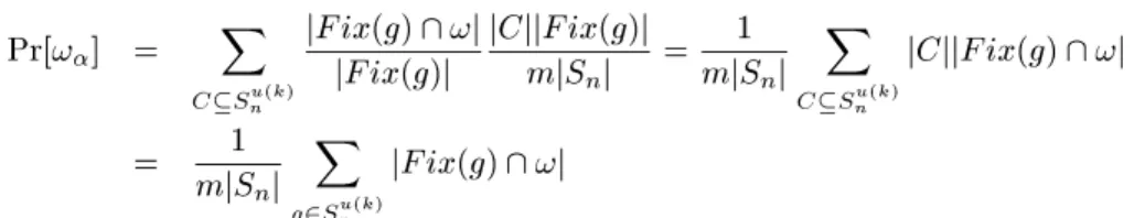 Figure 2.4: Distribution of different orbits for n = 4 .