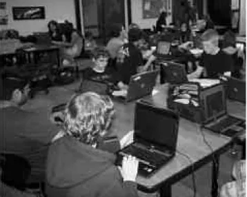 Figure 3. Student collaborative project team at Napa New Technology High School, Napa, California