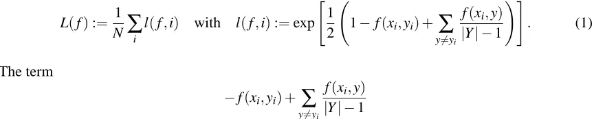 Figure 2: Gradient descent for exponential loss functions