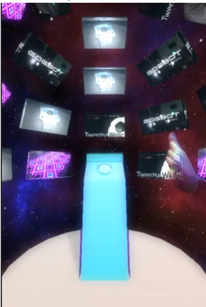 Figure s: 3D media content player with edge rotate 