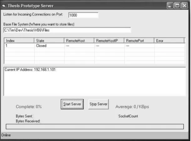 Fig. 9.  SDT File System Server 