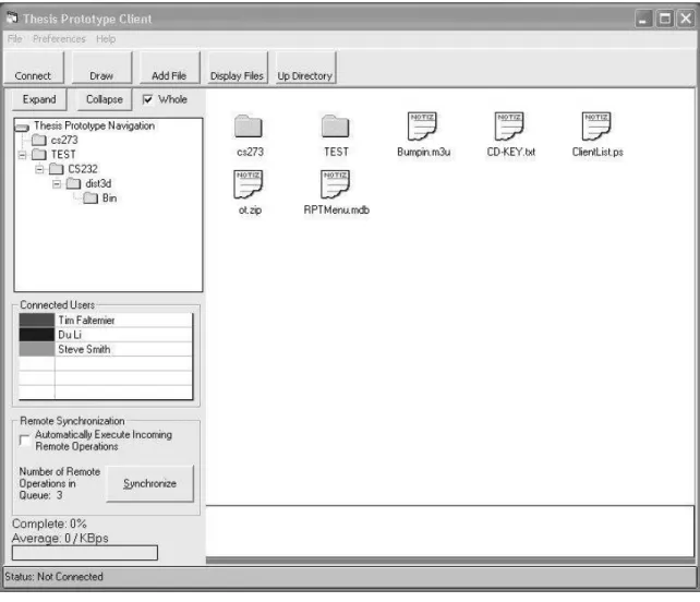 Fig. 10.  SDT File System Client 