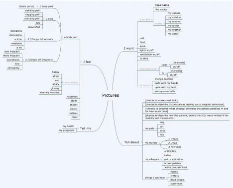 Figure 8. Semantic Structure of picture talk 